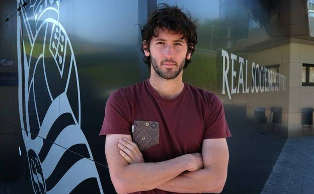 Esteban Granero posa en las instalaciones de Zubieta.