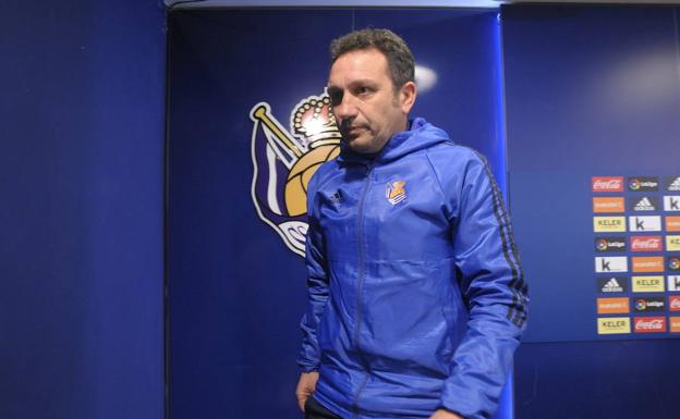 Eusebio Sacristán, en una reciente rueda de prensa. /PEDRO MARTÍNEZ