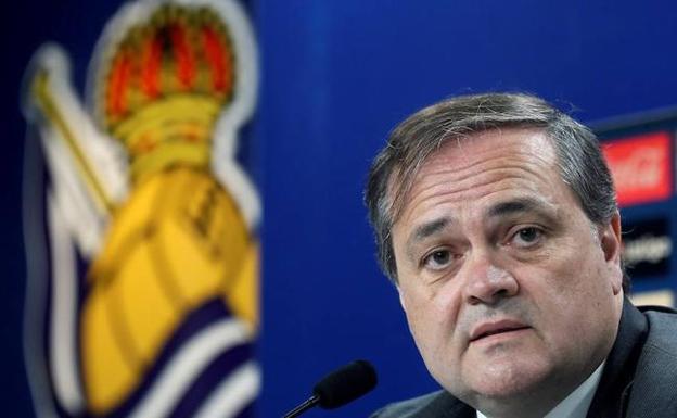 Aperribay: «Roberto Olabe es la persona adecuada para elevar el nivel competitivo de la Real Sociedad»