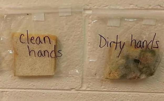 El curioso experimento de una profesora para motivar a los niños a lavarse las manos