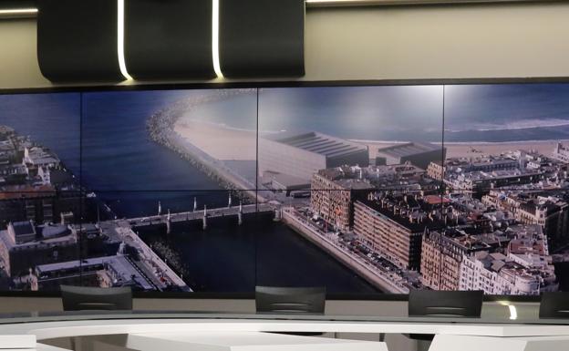 La estrella del nuevo plató es un videowall compuesto por 12 televisiones de 55 pulgadas.