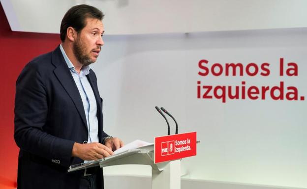 El portavoz de la Ejecutiva Federal del PSOE, Oscar Puente./Efe