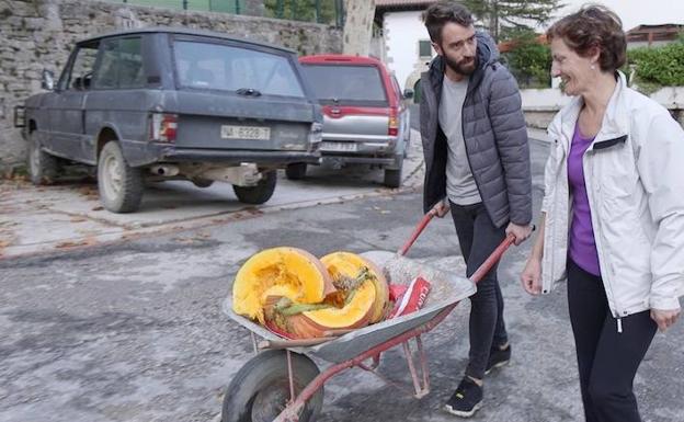 Kalabazak emango dizkiote Ultzaman Zuhaitz Gurrutxagari./ETB