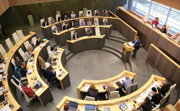 Pleno de las Juntas Generales de Gipuzkoa./