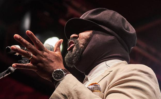 Gregory Porter en su actuación de la pasada edición del Jazzaldia/Usoz