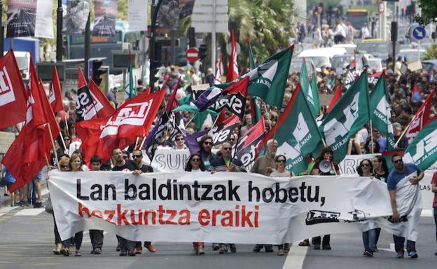 Imagen de archivo de una de las últimas manifestaciones ./LOBO ALTUNA