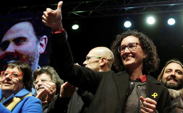 La secretaria general de ERC y número 2 en la lista electoral, Marta Rovira./EFE