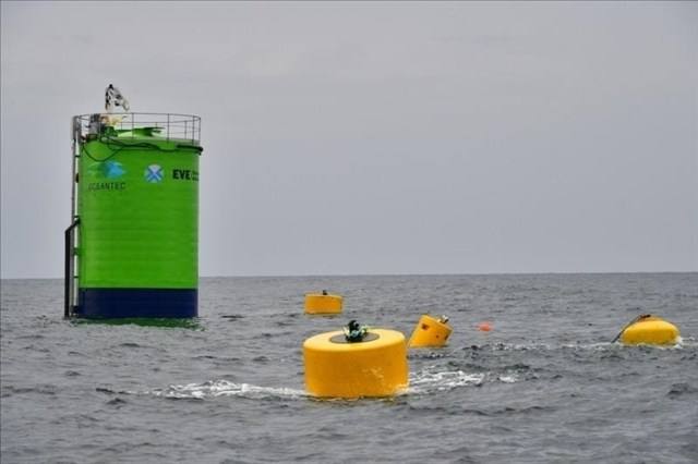 Marmoka-5 buia Armintzako kostaldearen parean dago/Energiaren Euskal Erakundea