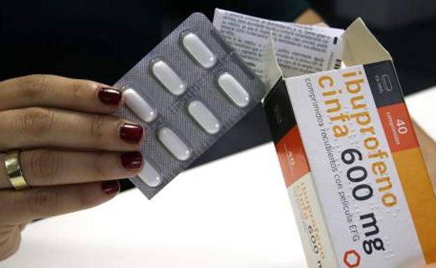 Una caja de ibuprofeno/EFE