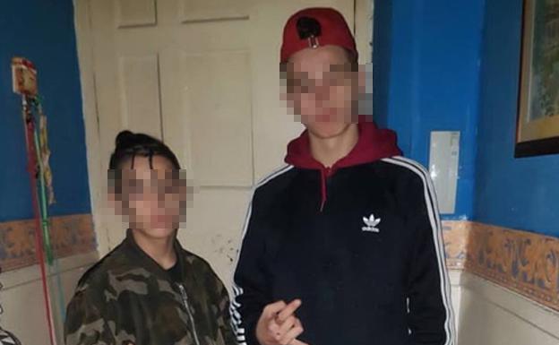 Los dos menores acusados del homicidio de 'Urren'. /