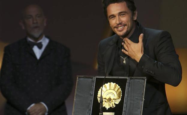 James Franco recibió el pasado mes de septiembre en San Sebastián la Concha de Oro del Zinemaldia