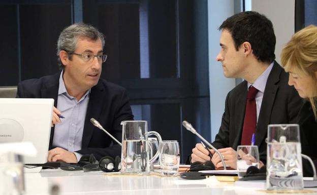 Olano y Larrañaba, en una imagen de archivo. /DV