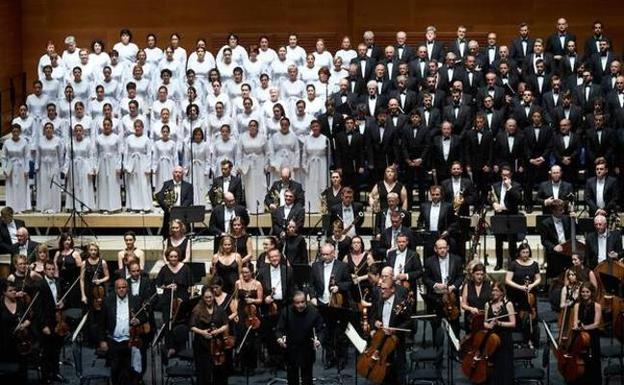 El Orfeón Donostiarra en la pasada Quincena Musical. /USOZ