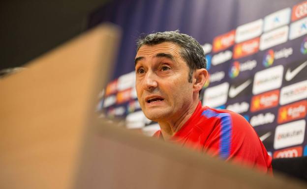 Ernesto Valverde, entrenador del Barcelona/EFE