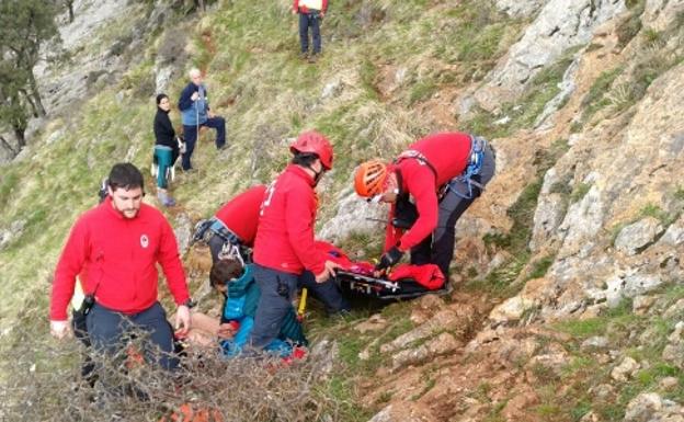Imagen difundida en redes por los servicios de emergencia. /