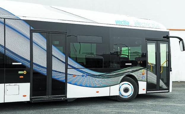 Nueva generación. Vectia enviará a Irun cuatro autobuses de su línea de vehículos eléctricos Veris./