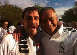 Casillas y Mourinho. / RC/