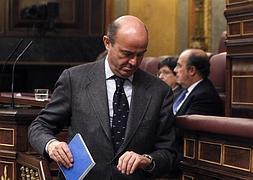 El ministro de Economía, Luis de Guindos. / Afp/