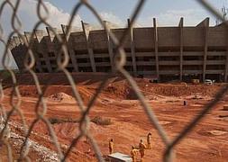 Obras del estadio de Belo Horizonte. / Efe/