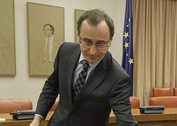 El portavoz del PP en las Cortes, Alfonso Alonso. / Efe/