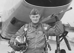 Richard French en su época de piloto. / Foto: Archivo/