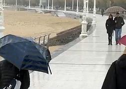 Decretada la alerta amarilla por lluvia, nieve y oleaje para hoy
