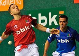 Aimar Olaizola aplasta 22-9 a Oinatz Bengoetxea