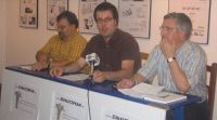 Alain López de Lacalle y Gorka Landaburu presentaron el primer libro de Zuhaizpean/