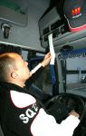 Detectan los primeros trucajes en tacógrafos digitales para evitar sanciones por velocidad El primer hallazgo, tras un accidente mortal en Cataluña