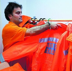 «Somos necesarios». Diego Girón, de Zarautz. :: MICHELENA/