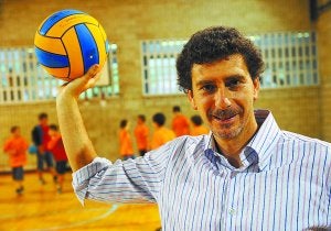 Davide Cerchi, entrenador italiano del club Urbat de waterpolo. ::
MORQUECHO/