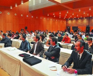 Asistentes a la Jornada sobre la Gestión forestal de la Red Natura 2000./