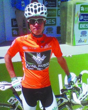 Triunfador. Gari Bravo ha realizado una gran Vuelta a Portugal. :: DV/