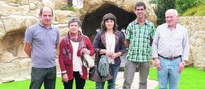 Urnietan omenduak izan ziren Ignazio, Lurdes, Aloña, Mikel eta Julian. ::
LABAIEN/