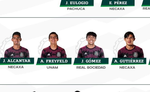 Jonathan Gómez ha sido citado por la selección de México./selección de méxico