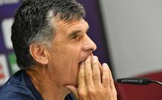 José Luis Mendilibar, en una comparecencia de prensa en Ipurua./MORQUECHO