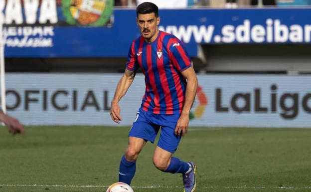 Sergio Álvarez en el choque ante el Zaragoza.