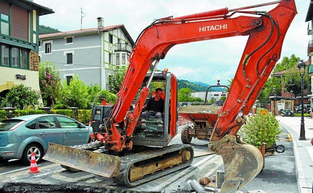 Aurrera doaz Irurako kale Nagusiko lanak | El Diario Vasco