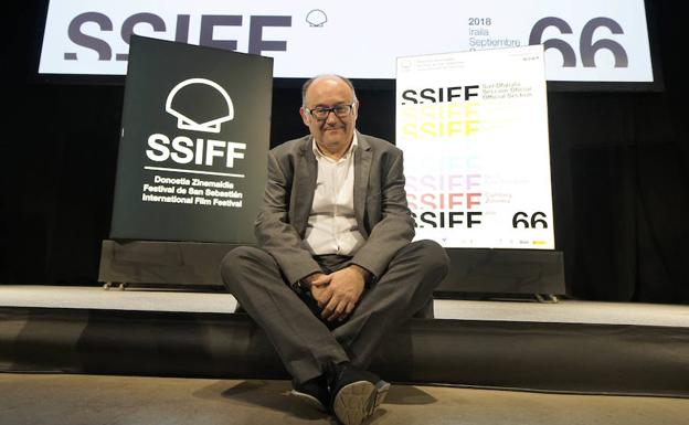 José Luis Rebordinos, director del Donostia Zinemaldia// LOBO ALTUNA