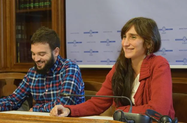David Nuño y Miren Echeveste, ediles de Elkarrekin Podemos-IU./