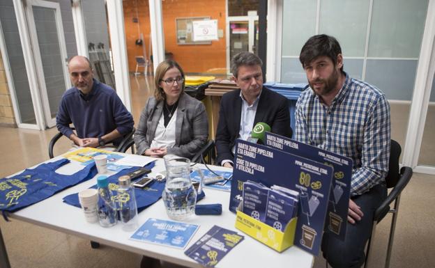 Agenda coordinada. Iñigo Zumeaga, Leire Zubitur, José Antonio Santano y Gurutz Aginagalde. / F. DE LA HERA