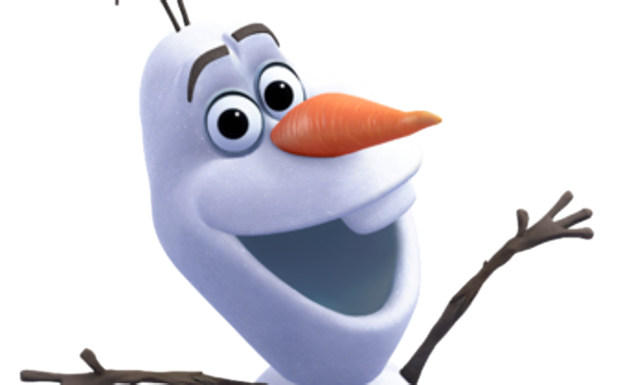 dibujo de olaf de frozen