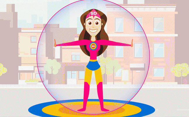 Superheroínas, música y grafitis: la campaña global contra el virus