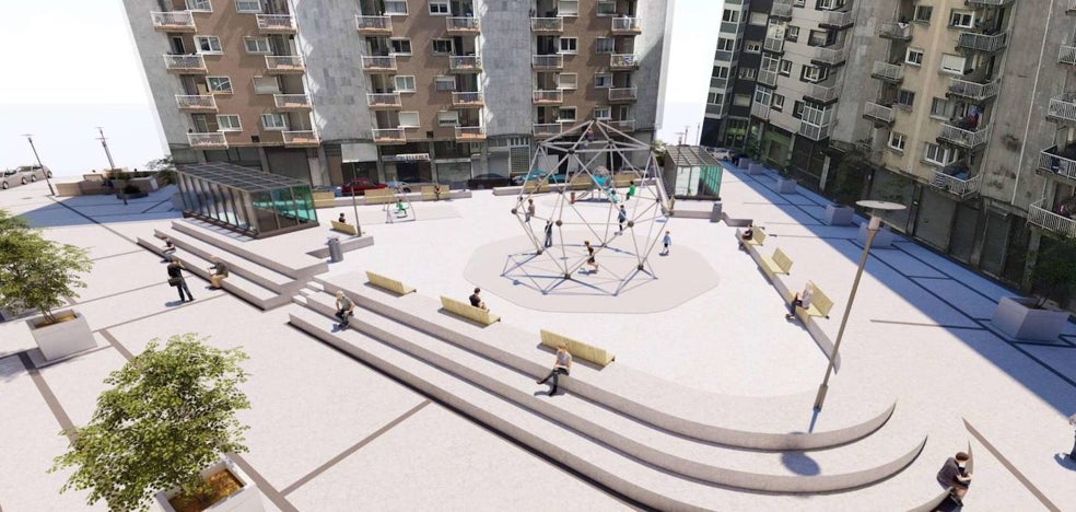 San Sebastian: La nueva plaza de los Estudios será una realidad en otoño de 2022 tras un año de obras - Vimarsana News