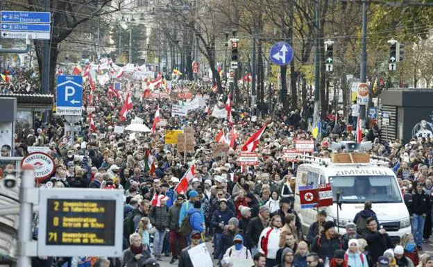 Protests in Austria 