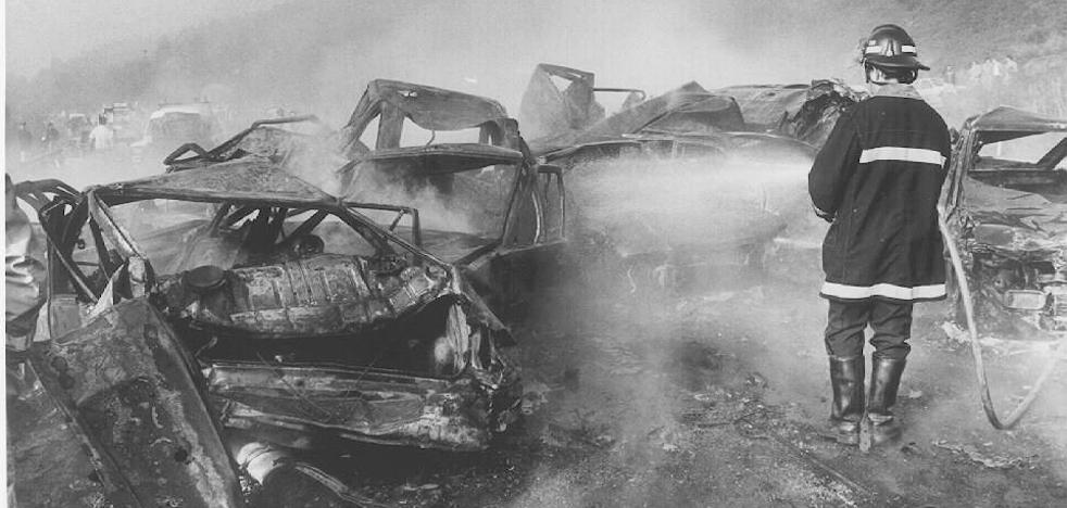 Treinta años del infierno de la AP-8 en el que fallecieron 18 personas