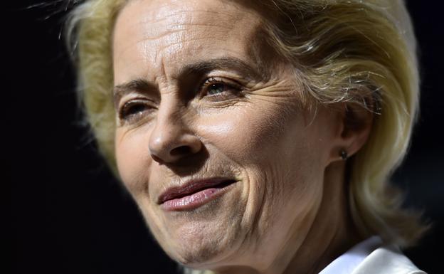 The president of the Commission, Ursula von der Leyen. 