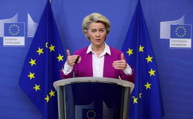 The President of the European Commission, Ursula von der Leyen.