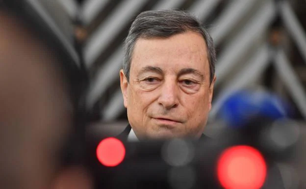 Italian Prime Minister Mario Draghi. 