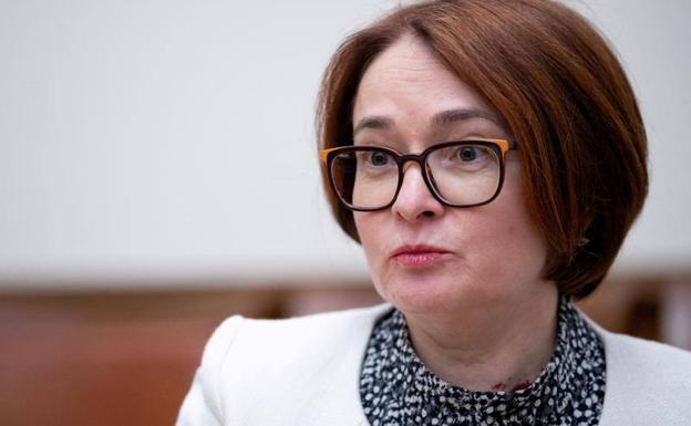 Elvira Nabiullina, gobernadora del Banco Central de Rusia.